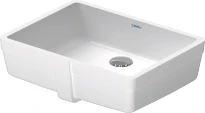 Duravit Vero lavabo encastré 465 x 350 mm - blanc - sans trou de robinet - avec trop-plein