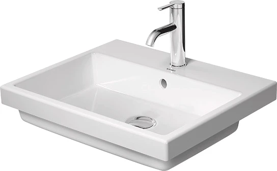 Duravit Vero Air inbouwwastafel 550 x 455 mm - wit - met kraangat - met overloop