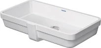 Duravit Vero Air lavabo encastré 635 x 345 mm - blanc - sans trou de robinet - avec trop-plein