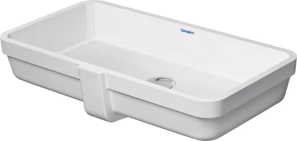 Duravit Vero Air inbouwwastafel 635 x 345 mm - wit - zonder kraangat - met overloop
