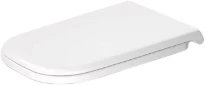 Duravit D-Code Vital abattant - blanc - charnière inox - version longue