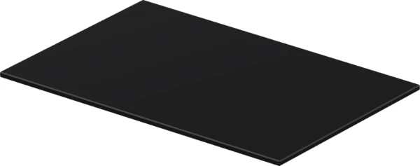 Duravit DuraSquare plateau verre sur console metall.p. 003111+12 noir