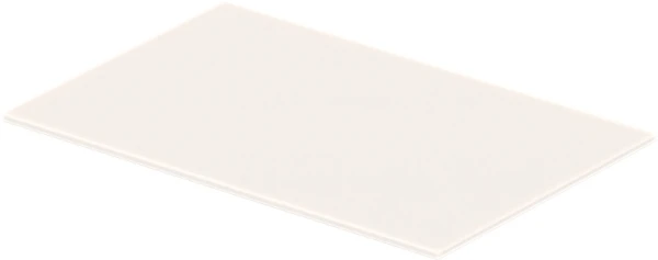 Duravit DuraSquare plateau verre sur console metall. 003117+18 blanc