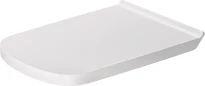 Duravit Durastyle Vital abattant - blanc - softclose - charnière inox en 1 pièce