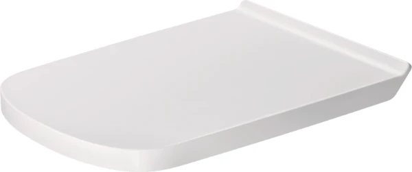 Duravit DuraStyle Vital toiletzitting - wit - softclose - scharnier inox doorlopend