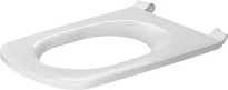 Duravit DuraStyle Vital siège des toilettes sans couvercle - blanc - charnière inox en une pièce