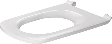 Duravit DuraStyle Vital siège des toilettes sans couvercle - blanc - charnière inox en une pièce
