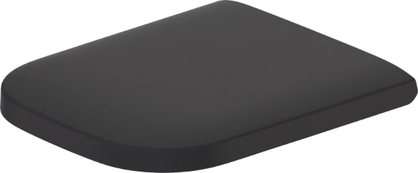 Duravit Happy D.2 abattant - anthracite mat - softclose - charnière inox