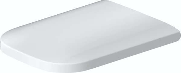 Duravit Happy D2 siège des toilettes - blanc - softclose - charnière inox - modele longue