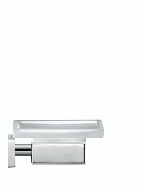 Duravit Karree porte-savon avec coupelle mat, chromé