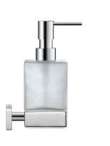 Duravit Karree distributeur savon p.fixation murale, verre mat,chromé