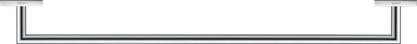 DURAVIT Badhanddoekhouder 60 cm Karree Chroom