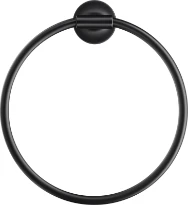 Duravit Starck T anneau porte-serviettes noir mat