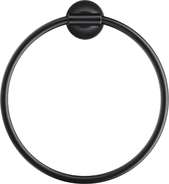 Duravit Starck T anneau porte-serviettes noir mat