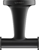 Duravit Starck T porte-serviettes double noir mat