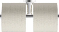 Duravit Starck T porte-rouleau 255 x 76 x 50 mm - chromé