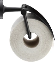 Duravit Starck T devidoir de papier avec couvercle t, noir mat