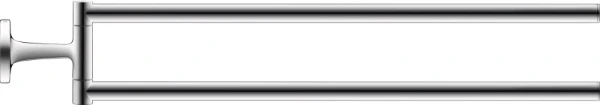 Duravit Starck T porte-serviettes 2 bras pivotables chromé