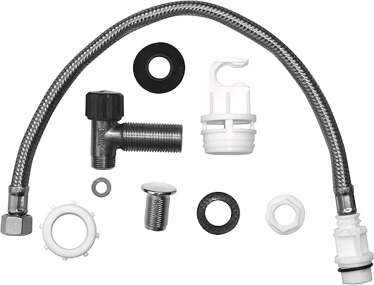SET RACCORDEMENT DURAVIT chromé p/raccordement arriere reservoir