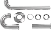 SIPHON DURAVIT STARCK 1 5/4 CM chromé pour lavabo