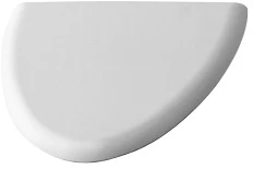 Duravit couv. urinoir fizz blanc/chromé avec amort.fermeture