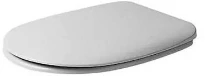 Duravit Katja siège des toilettes - blanc - charnière inox