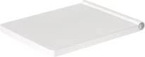 Duravit Vero Air siège des toilettes - blanc - charnière inox