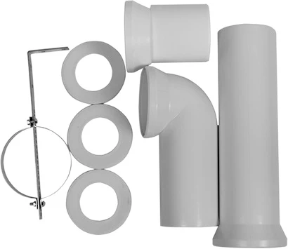 Duravit Acces Vario pièce de raccordement toilette 70-225 mm