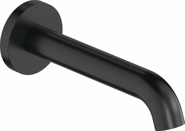 Duravit C.1 bec deverseur avec rosace ronde noir mat