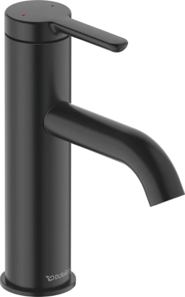 MELANGEUR DE LAVABO DURAVIT C1 noir mat M sans vidage