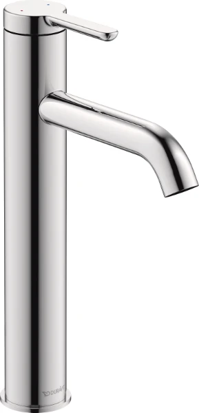 C11030002010 WASTAFELMENGKRAAN DURAVIT C1 L chroom zonder lediging