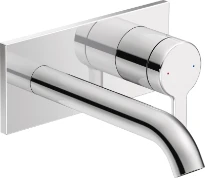 MELANGEUR DE LAVABO MURAL DURAVIT C1 chromé