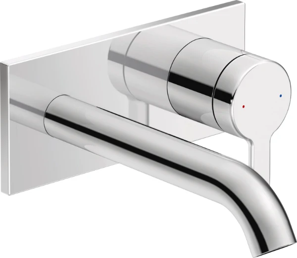 MELANGEUR DE LAVABO MURAL DURAVIT C1 chromé