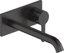 Duravit C.1 mitigeur monocom. de lavabo encastre, av. bec rallonge,noir mat