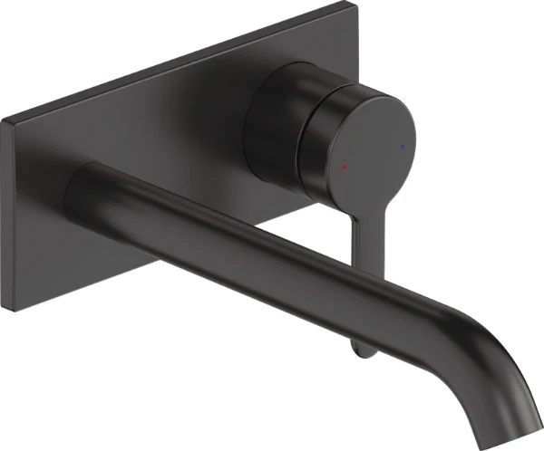Duravit C.1 mitigeur monocom. de lavabo encastre, av. bec rallonge,noir mat