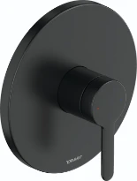 Duravit C.1 mitigeur monocom. de douche encastre, rond, noir mat