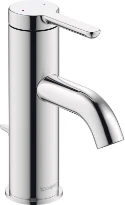 MELANGEUR DE LAVABO DURAVIT C1 chromé S avec vidage automatique