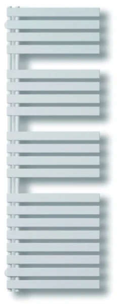 Vasco Aster HF-S-EL elektrische handdoekradiator links - 1834 x 450 mm - 750 W - Ral 9016 verkeerswit