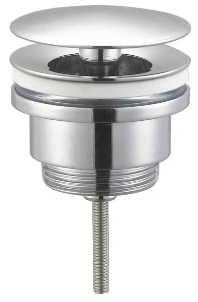 ProOne standard afvoerplug 5/4 x 63 mm - chroom - niet afsluitbaar - zonder overloop