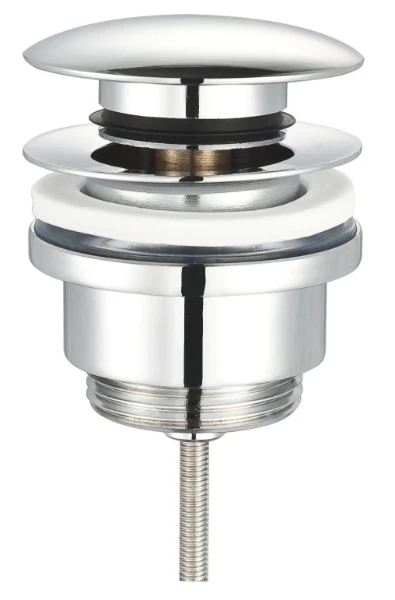 ProOne standard afvoerplug 5/4 x 63 mm - chroom - Click-Clack - universeel