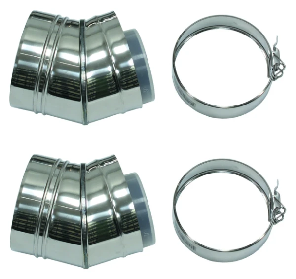 VAILLANT bocht 30° concentr (per 2 stuks) diam 80-125mm PP/RVS