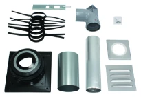 VAILLANT basisaansluitset PP v rookgasafv via schouw diam 130mm pp