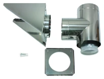 VAILLANT aansluitset concentr diam 300/200mm diam 200mm PP/RVS