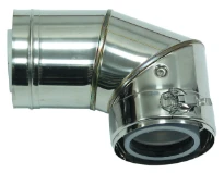 VAILLANT bocht 90° concentr diam 80-125mm PP/RVS