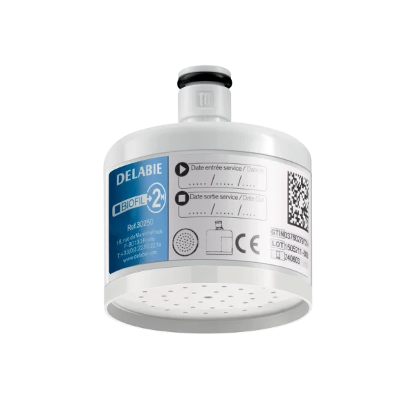 Delabie BIOFIL filtre robinet 2M stérile avec jet de pluie