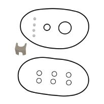 GRUNDFOS WSS Kit, Gaskets CR(N)45/64 1-10 FKM