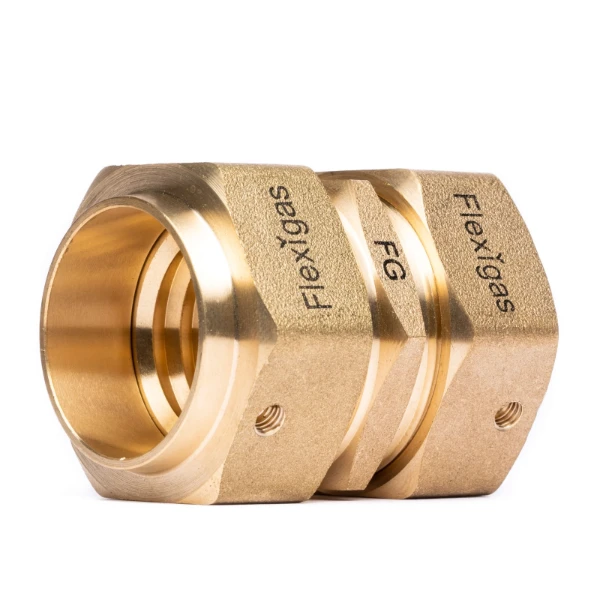 Flexigas PLT raccord droit DN15 x DN15