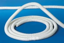 Midea soepele drainpipe - uv resistent - kleur wit - 1 type voor zowel 16, 18 en 20 mm prijs rol (50 meter)