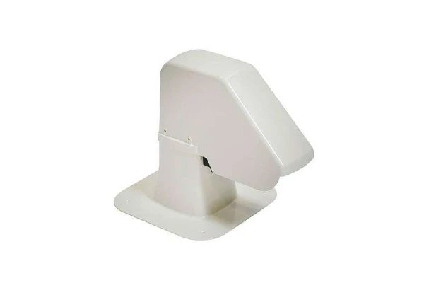 Alixo kunststof dakdoorvoer 125 x 125 mm - 1 uitgang - ±ral9002