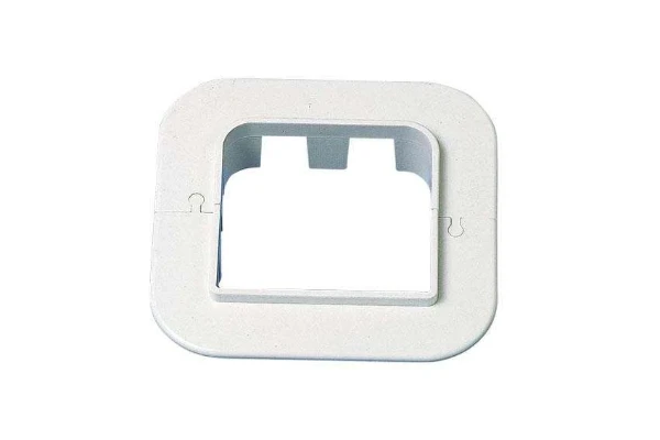 SpeediDuct 70x65 vlakke muurrosette 70 mm